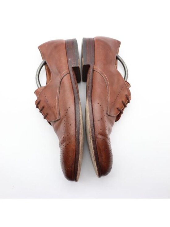 Alexander McQueen Brown Leather Wingtip Men\'s Size EU 45 Dress Shoes main image 6